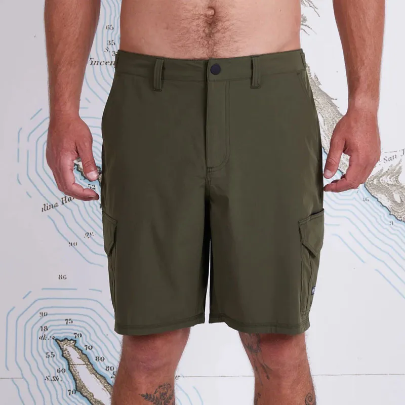 Bermuda Salty Crew: Deep Sea III Cargo Short (Military)