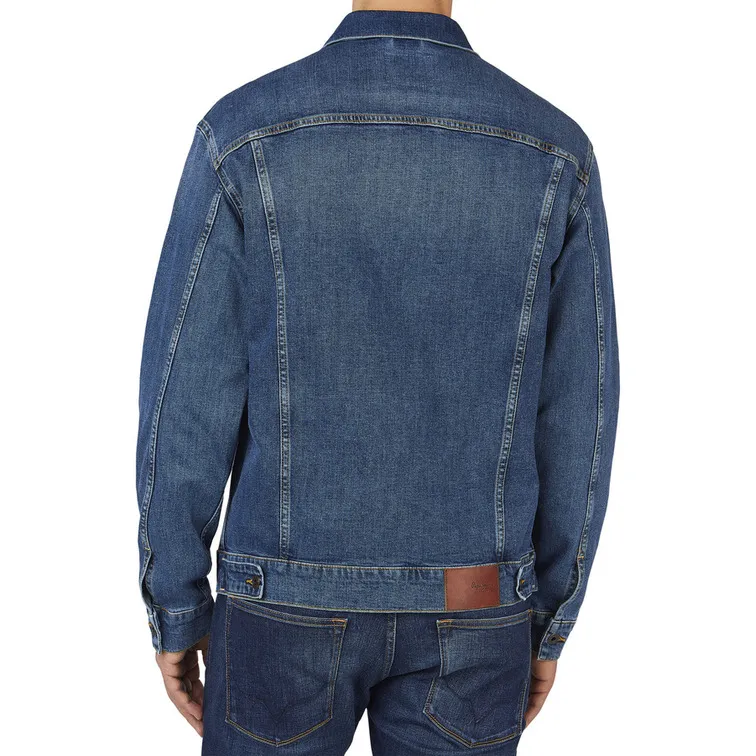 CAZADORA VAQUERA HOMBRE PEPE JEANS DENIM EFECTO DESGASTADO