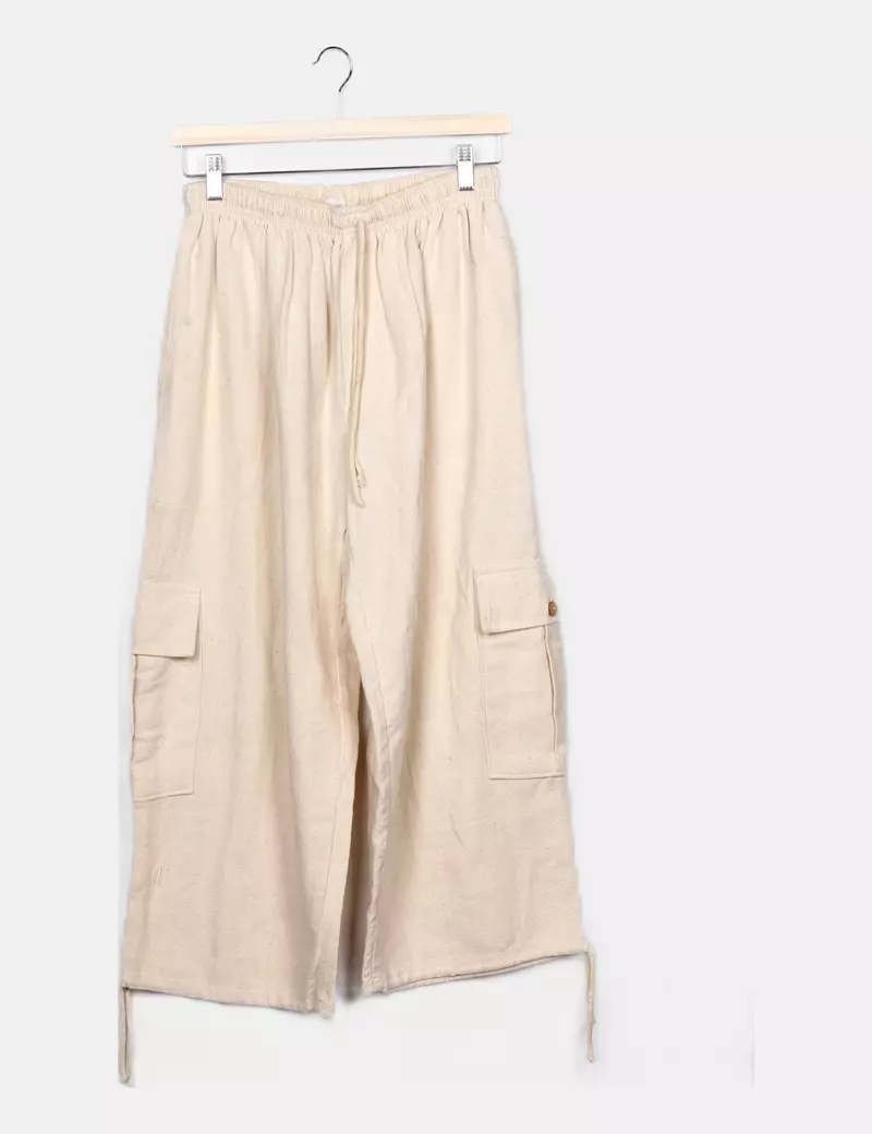 Franze Pantalón cargo beige