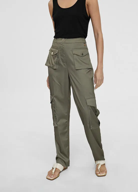 Pantalon cargo popel KAKI Lola Casademunt