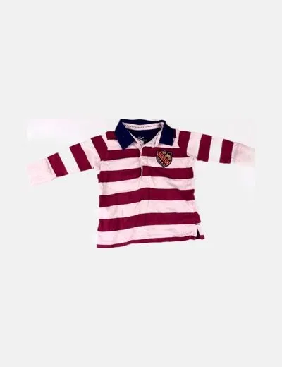 Rebel Polo tricolor rayas