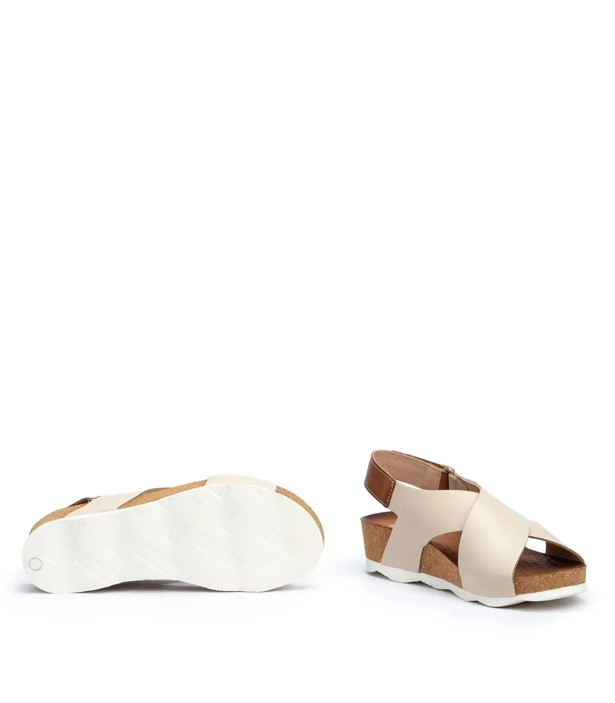 SANDALIAS PIEL PIKOLINOS MAHON W9E-0912 BLANCO