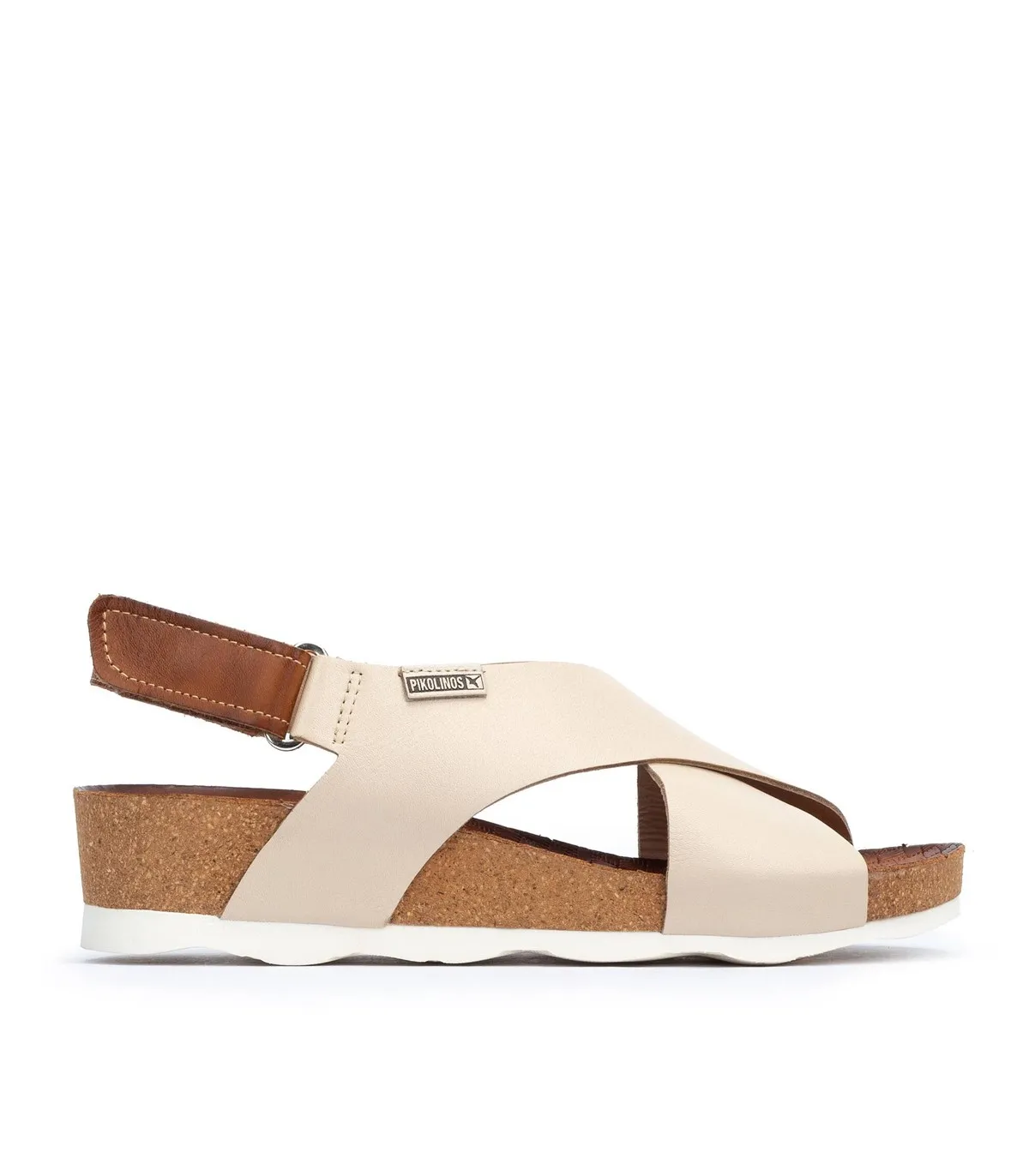 SANDALIAS PIEL PIKOLINOS MAHON W9E-0912 BLANCO