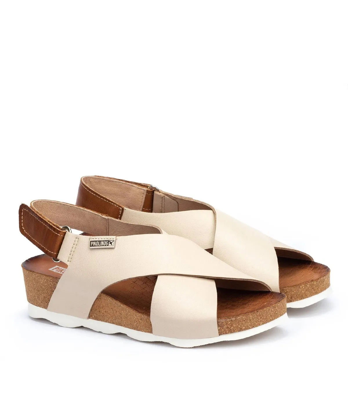 SANDALIAS PIEL PIKOLINOS MAHON W9E-0912 BLANCO