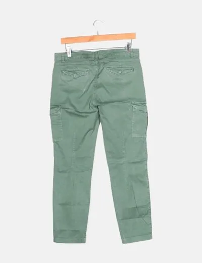 Scout Jeans denim cargo verde