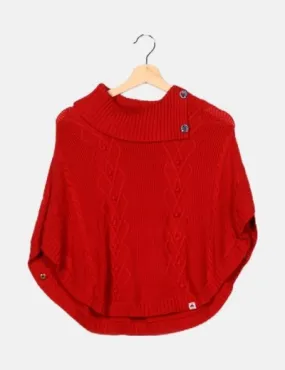 Sergent major Poncho rojo punto