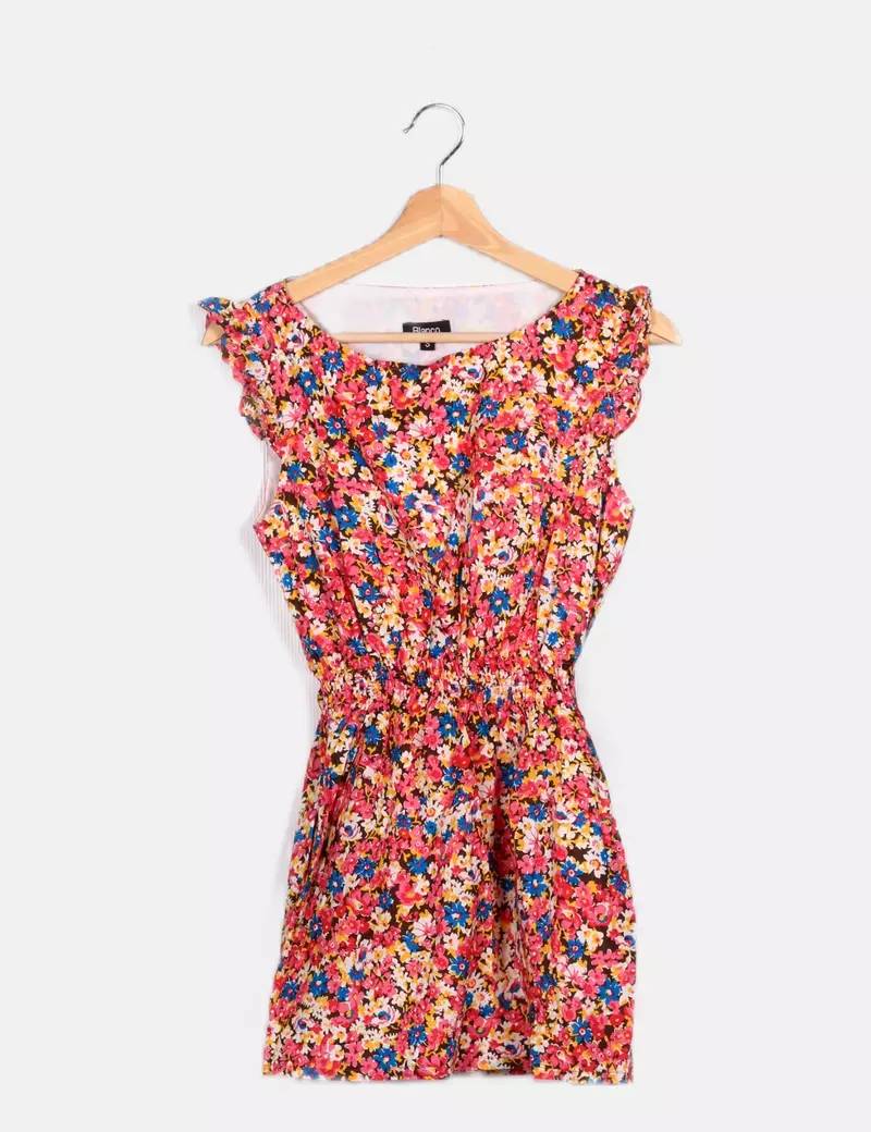 Suiteblanco - Blanco Vestido floral multicolor