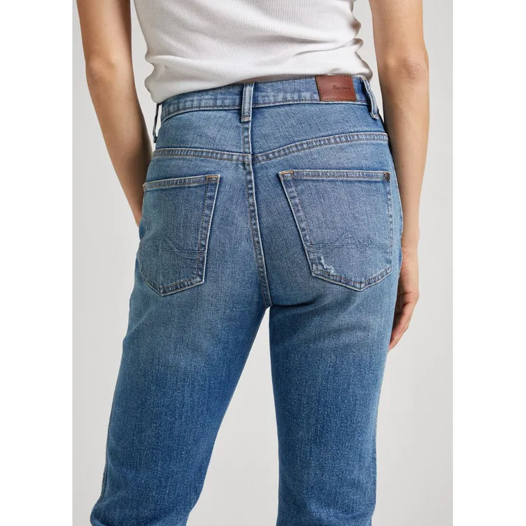 VAQUERO FIT SLIM Y TIRO ALTO MUJER PEPE JEANS