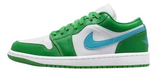 Zapatillas Mujer Nike Air Jordan 1 Low Lucky Green Original